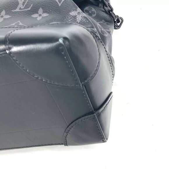LOUIS VUITTON M44731 MonogramEclipse Steamer PM Bag Hand Bag - Picture 5 of 16